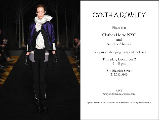 Something Special: Clotheshorse NYC + Cynthia Rowley