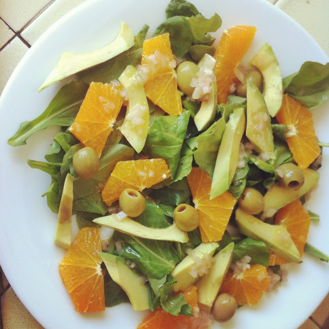 Orange, Olive and Avocado Salad by Taided Betancourt